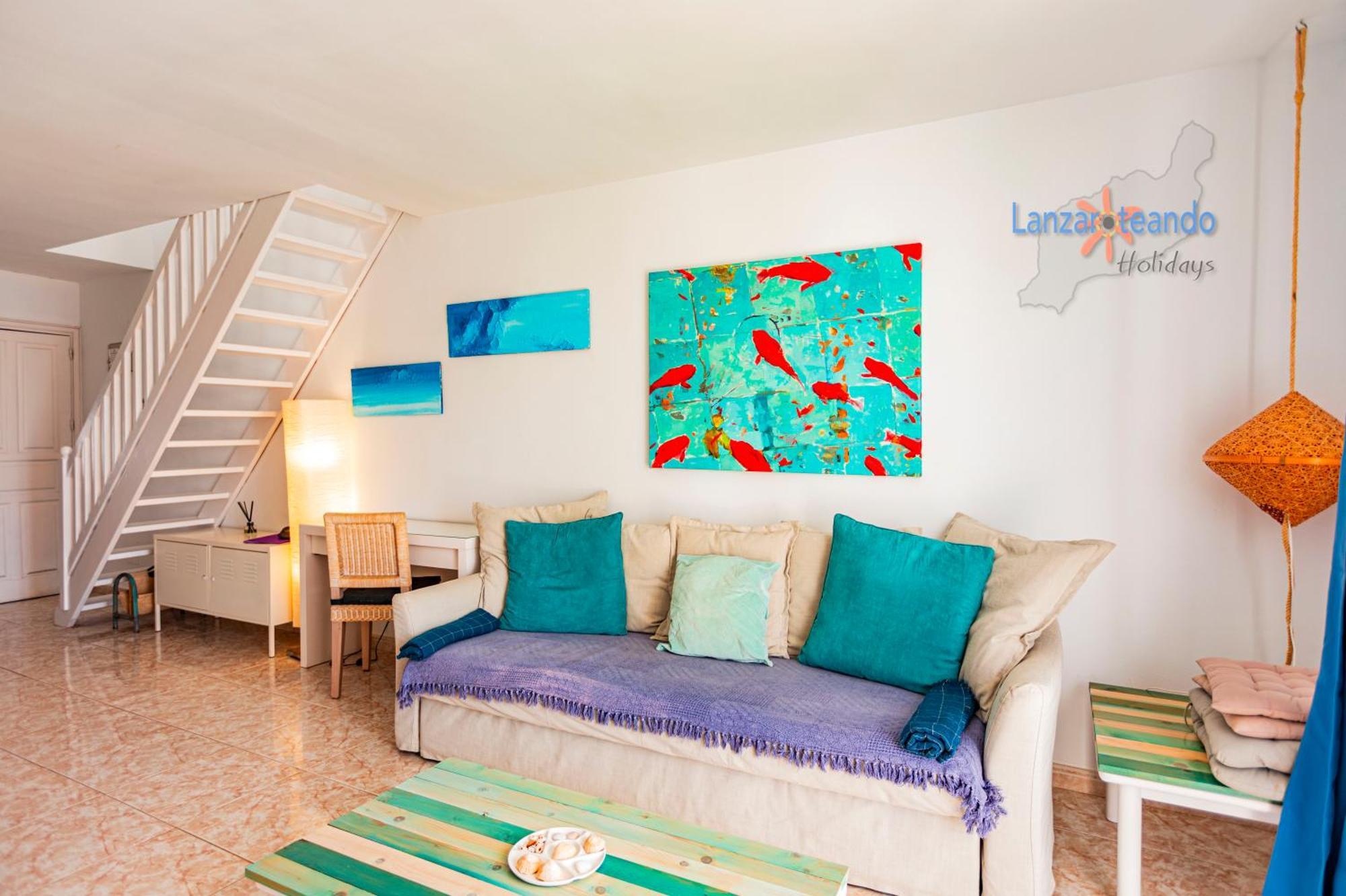 Vivienda Vacacional Sunny - Duplex Apartment 2Beds 2 Baths Costa Teguise Kültér fotó